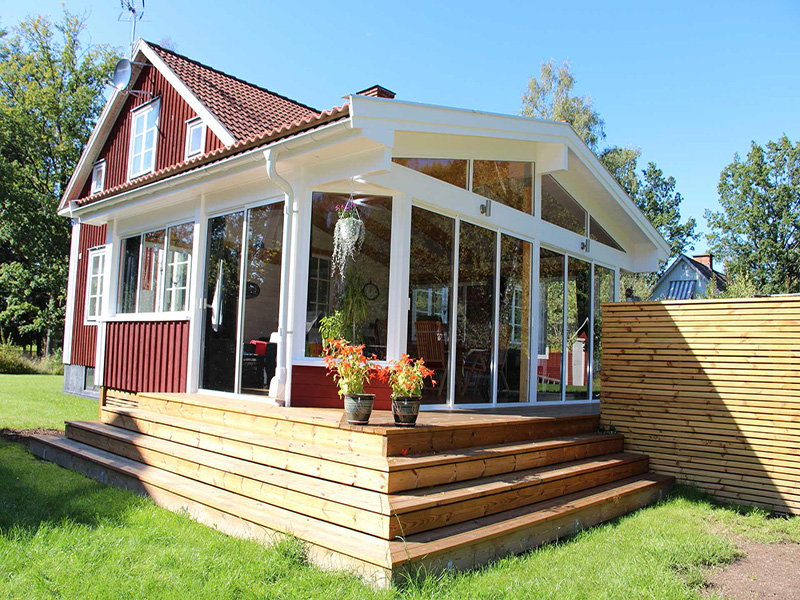 Bygga Uterum & Inglasad Veranda