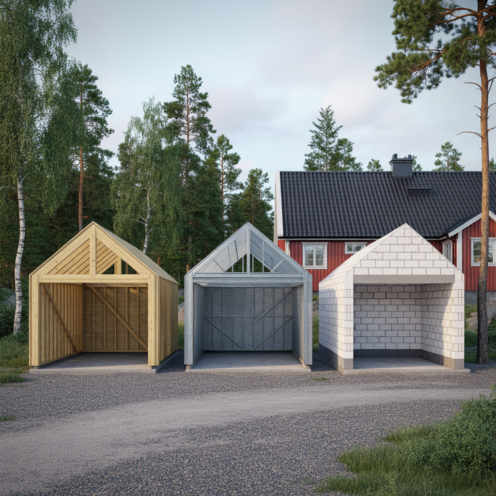 valja stomme till garage jamforelse tra stal och lattbetong